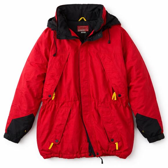 Gorpcore VTG 90s Red Marlboro Down Puffer Warm Jacket Outdoor Extreme Weather XL